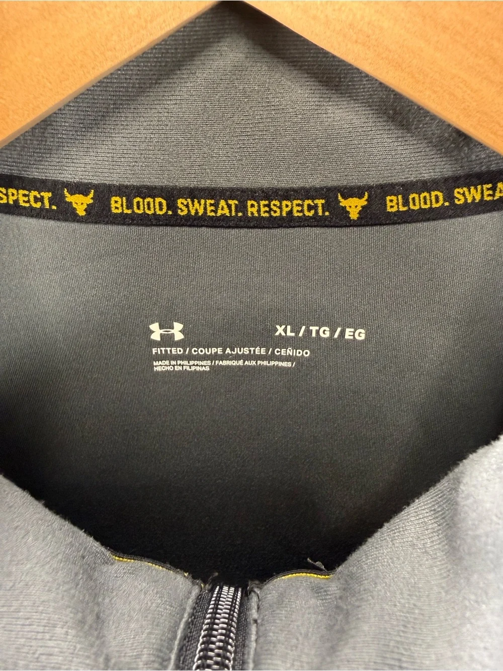 Under Armour Project Rock Blood Sweat Respect Track Jacket XL